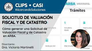 solicitud de valuación fiscal y de catastro CLIPS CASI [upl. by Anait]