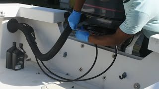 Fixing Boat Hydraulic Steering Bleeding Boat Hydraulic Steering [upl. by Peta]