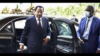 paul biya arrivee miraculeuse nsmalen cameroun [upl. by Leirraj]