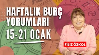 FİLİZ ÖZKOL İLE HAFTALIK BURÇ YORUMLARI  15  21 OCAK 2024 [upl. by Schriever367]