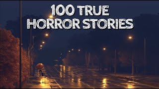 100 Scariest True Horror Stories of 2023 8 Hours of Stories [upl. by Eugatnom]