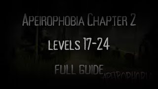 All New Apeirophobia Levels 1724 Full Guide  Both Endings With Commentary [upl. by Fleurette472]