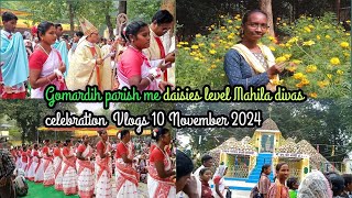 Mahila divas 10 November 2024 Gomardih parishDaisies level Mahila divas Vlogs😊🤗🤗🤗 [upl. by Itnahsa]