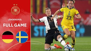 Germany vs Sweden  Full Game  Womens Friendly [upl. by Lawtun]