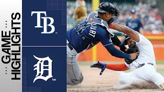 Rays vs Tigers Game Highlights 8623  MLB Highlights [upl. by Ruhtua]