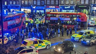 Stamford Hill Two girls injured in northeast London bus crash [upl. by Corena]