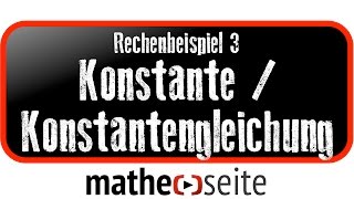 Konstante Geradengleichung waagerechte und senkrechte Gerade bestimmen Beispiel 3  A0205 [upl. by Aimee471]