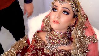 Kashees Bridal Makeup Tutorial l Kashees Makeup Castle [upl. by Oinotla]