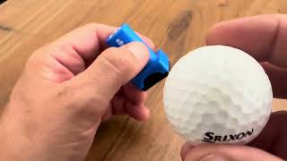 HODL 21 Ball Badge Golf Ball Stamp Self Inking Golf Ball Stamper Review [upl. by Adamek]