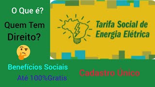 🚨 Tarifa Social de Energia Elétrica 💡 Quem Tem Direito e Como Funciona🤔 [upl. by Anawit]