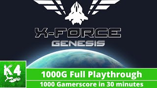 XForce Genesis  1000G Full Playthrough  All Achievements   No Commentary [upl. by Deerdre]