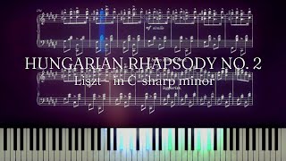 Hungarian Rhapsody No 2  Liszt with Johanns candeza  Piano Sheet Music [upl. by Mill486]