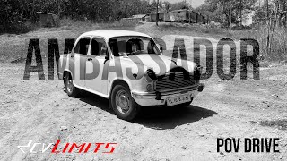 2005 HINDUSTAN AMBASSADOR CLASSIC  1489CC 36BHP  POV TEST Drive 29  RevLimits [upl. by Dirfliw742]