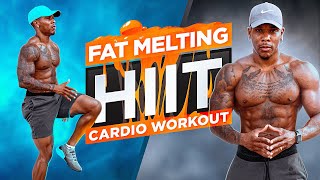 INTENSE 20 MINUTE FAT MELTING HIIT CARDIO WORKOUT NO REPEAT [upl. by Horvitz689]