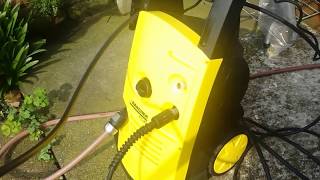 Karcher K 580 Pressure Washer in Action [upl. by Atteuqahc]