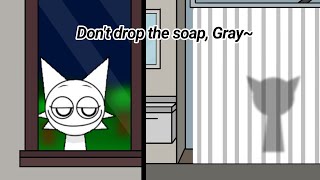 Sprunki Wenda x Gray Dont drop the soap animation [upl. by Arman]