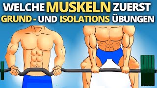 Welche Muskelgruppen zusammen trainieren und der ideale Fitnessprogramm für Muskelaufbau [upl. by Beore]