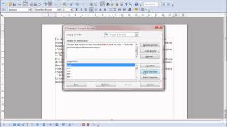 OpenOffice Lancer le controleur dorthographe et de grammaire [upl. by Feldman]