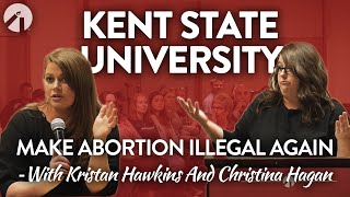 Kent State University  Make Abortion Illegal Again Tour [upl. by Yremogtnom370]