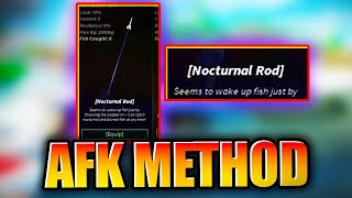 HOW TO GET NOCTURNAL ROD in FISCH  ROBLOX 2024 [upl. by Auqinot]