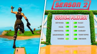 Season 2 WarmUp Map BIGGEST Training Map Fortnite Creative [upl. by Eaj]