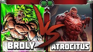 BrolyDBS vs AtrocitusDC Who Wins [upl. by Adiasteb991]