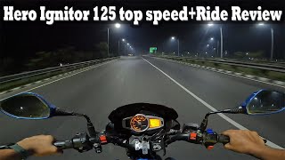 Hero ignitor 125 top speed  Hero ignitor long ride  hero ignitor 125  Rider Shoron [upl. by Laeynad115]