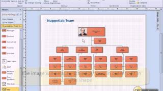 Microsoft Visio 2010 Tutoial for IT Professionals 05Creating an Organizational Chart [upl. by Lenahtan737]