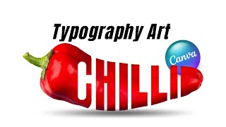 Canva Tutorial  Photo Manipulation In Canva Pro  Typography Art [upl. by Ivek]