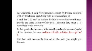 Acid base titration 1 [upl. by Ardnwahs]