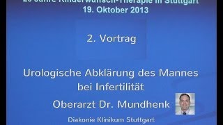 Urologische Abklärung des Mannes beim Kinderwunsch Dr Mundhenk [upl. by Ahsi945]