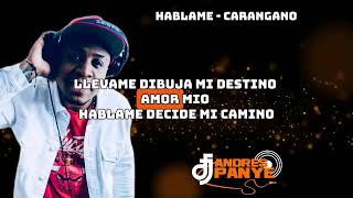 Hablame  Carangano  Dj Andres Panye  Video lirycs  Salsa expresión del alma [upl. by Zevahc]