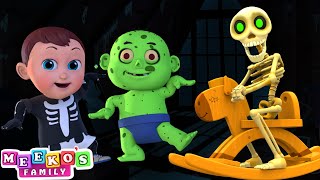 Halloween Songs For Kids 👻 Rig A Jig Jig Spooky Monsters 🎃 Meekos Family [upl. by Alaham260]