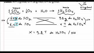 COMO FAZER CÁLCULO DE ESTEQUIOMETRIA COM RENDIMENTO [upl. by Ahsennek]