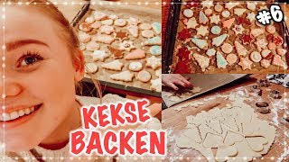 Weihnachtskekse backen und dekorieren VLOGMAS 6 I Meggyxoxo [upl. by Auqinot]