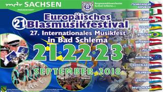 Europäisches Blasmusikfestival 2018 Bad Schlema [upl. by Naimerej]