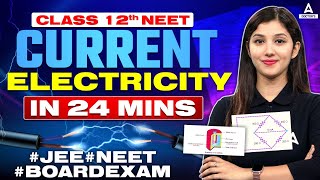 Current Electricity in 24 Minutes Class 12 Physics  Arshpreet Kaur  Doctors Adda [upl. by Nacul]