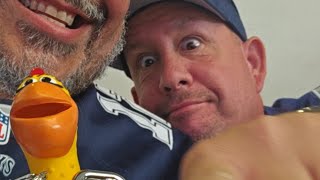 Cowboys vs Eagles Live stream reaction from ATampT [upl. by Neelrihs]