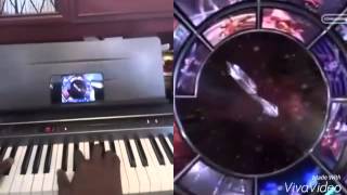 Gladiators Theme on Piano thru Google Glass [upl. by Ecirtnahs]