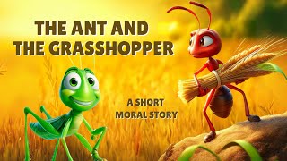 STORY FOR KIDS The Ant and the Grasshopper  Aesops Fable Stories Unlimited [upl. by Attenal]