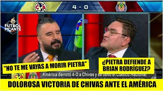 Chivas fue HUMILLADO por América y Pietrasanta SE PELEÓ A LOS GRITOS con Álvaro  Futbol Picante [upl. by Dinsdale]