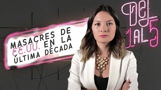 Las cinco peores masacres en la última década de Estados Unidos  Del 1 al 5  El Espectador [upl. by Waneta]