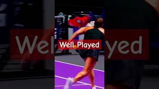 Well Played Sabalenka  Paolini tennis sports highlights shorts [upl. by Dominy]