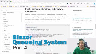 Lets Build A Queueing System Using Blazor Part 4  Blazor Apps [upl. by Zipporah757]