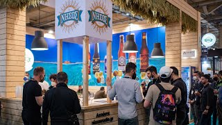 Our NISSOS beer stand at HORECA 2022 exhibition Το περίπτερο της μπύρας ΝΗΣΟΣ στη Horeca 22 [upl. by Clarhe]