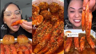 VIRAL IMITATION CRAB BOIL MUKBANG  TikTok Compilation [upl. by Suivatna]