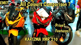 KARIZMA XMR 210🔥 Price Colours Features  TS GEARS [upl. by Eidak]