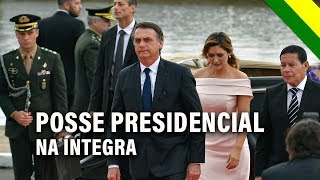 Posse Bolsonaro acompanhe a íntegra da cerimônia [upl. by Lamdin]