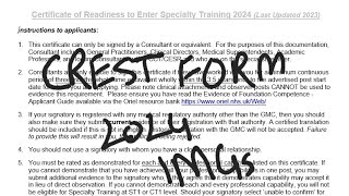 CREST FORM 2024 FOR IMGs  APPLY MSRA EXAM  UK 🇬🇧 ALL YOU NEED TO KNOW AS AN IMG [upl. by Marian835]