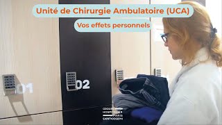 Parcours ambulatoire Hôpital SaintJoseph  Vos effets personnels [upl. by Ahsenyt934]